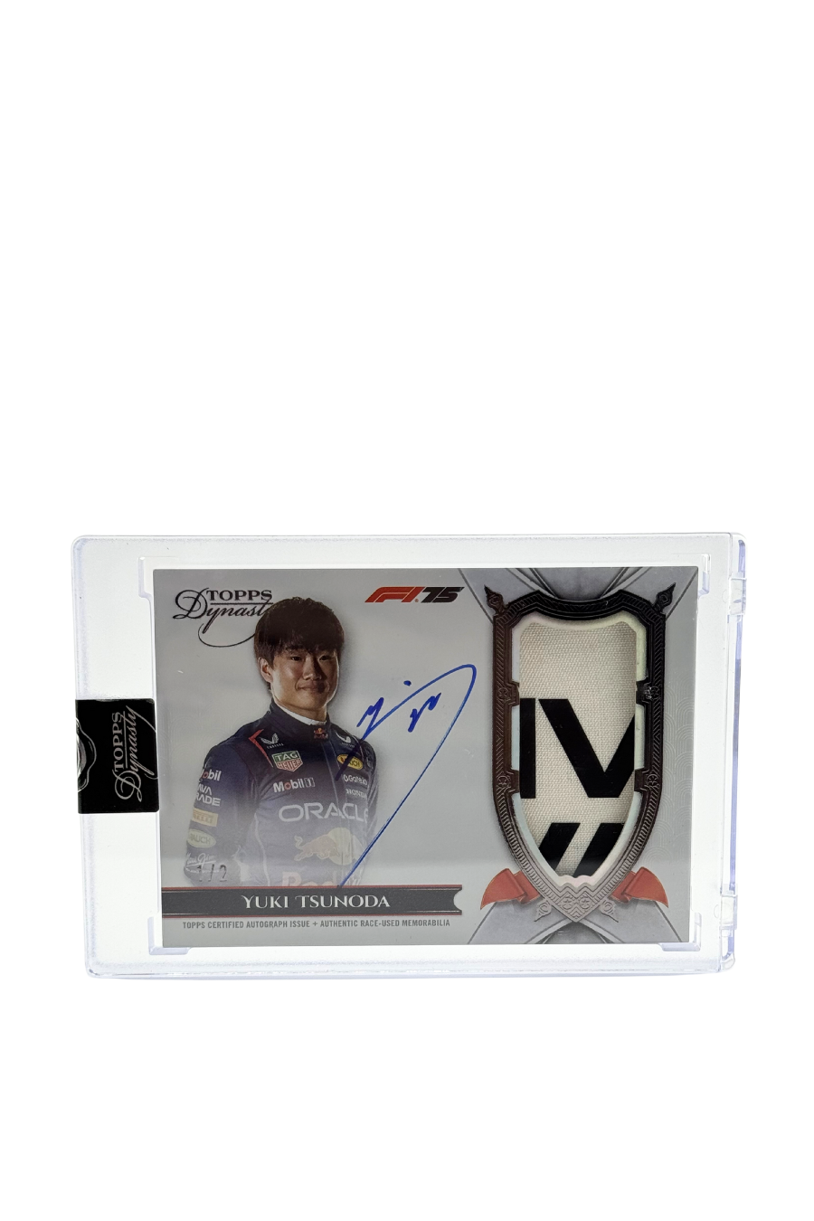 2025 Topps Dynasty Yuki Tsunoda Patch Auto #1/2