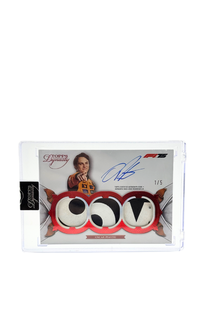 2025 Topps Dynasty Oscar Piastri Triple Patch Auto #1/5