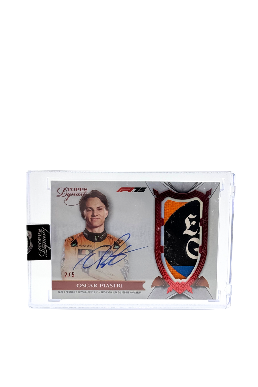 2025 Topps Dynasty Oscar Piastri Patch Auto #2/5