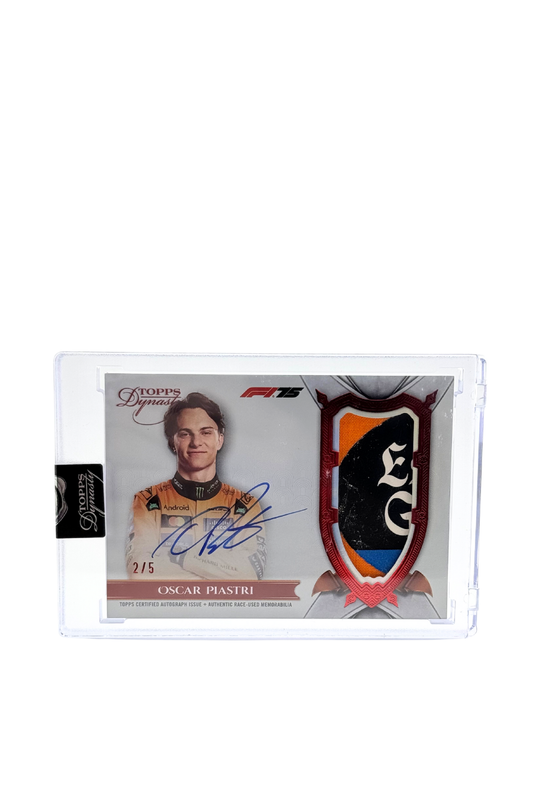 2025 Topps Dynasty Oscar Piastri Patch Auto #2/5
