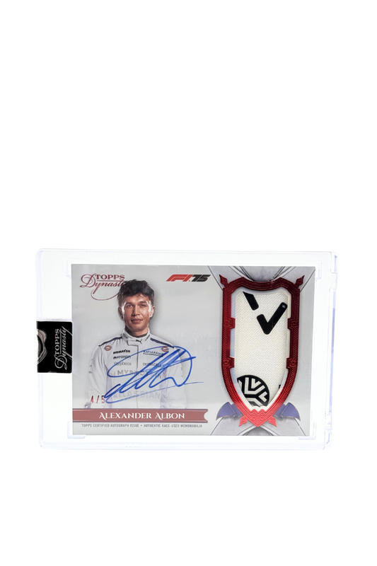 2025 Topps Dynasty Alex Albon Patch Auto #4/5
