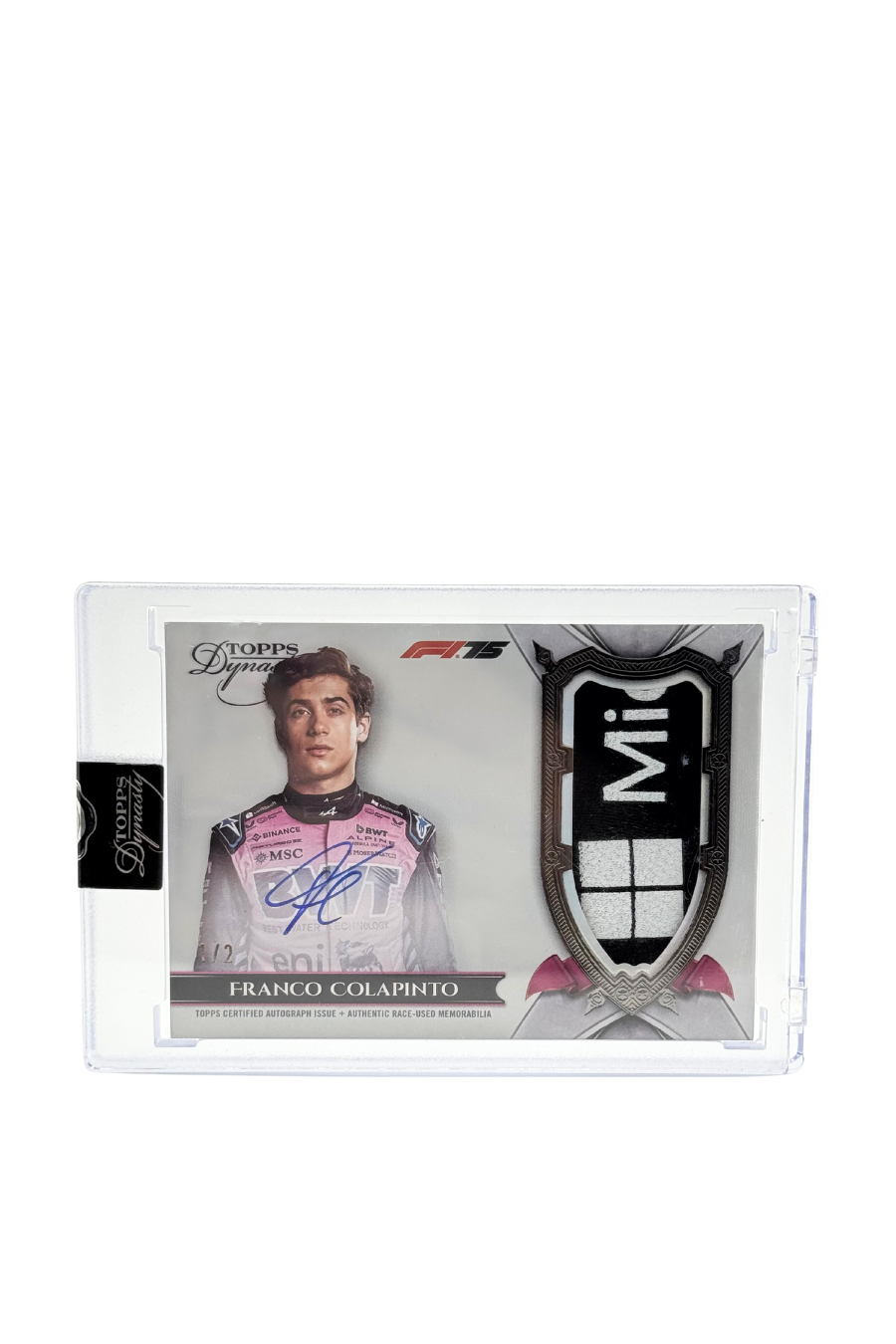 2025 Topps Dynasty Franco Colapinto Patch Auto #1/2