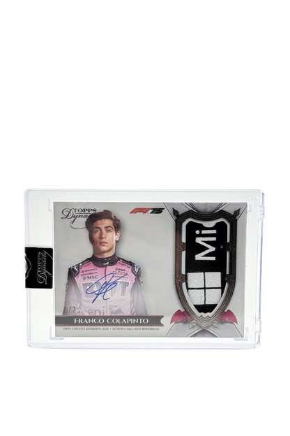 2025 Topps Dynasty Franco Colapinto Patch Auto #1/2