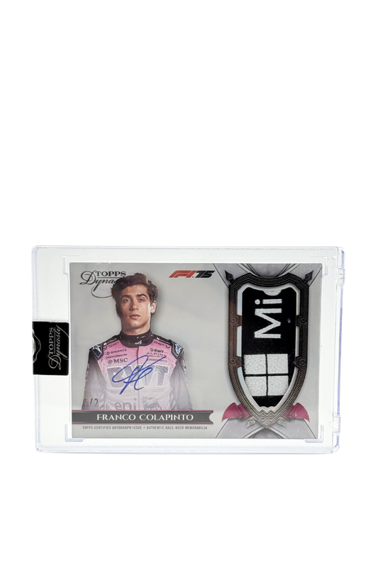 2025 Topps Dynasty Franco Colapinto Patch Auto #1/2