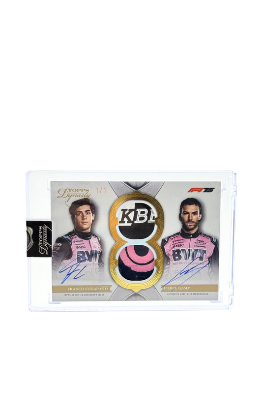 2025 Topps Dynasty Franco Colapinto & Pierre Gasly Dual Patch Auto #1/1