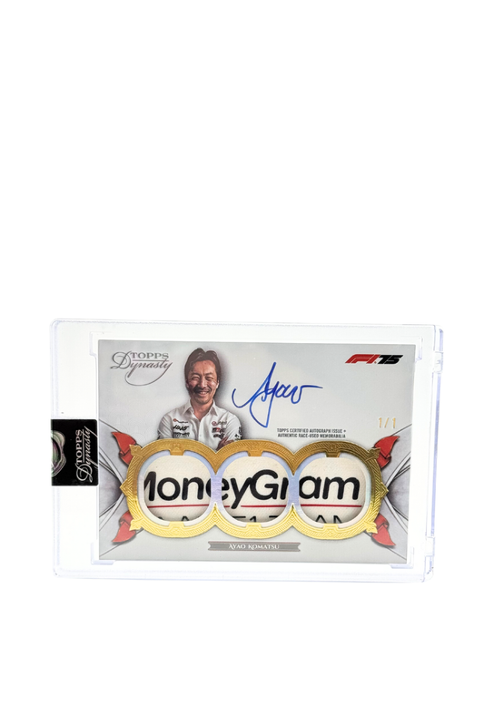 2025 Topps Dynasty Ayao Komatsu Triple Patch Auto #1/1