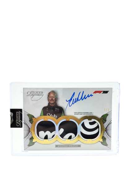 2025 Topps Dynasty Jonathan Wheatley Triple Patch Auto #1/1