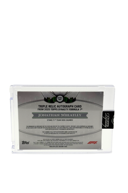 2025 Topps Dynasty Jonathan Wheatley Triple Patch Auto #1/1