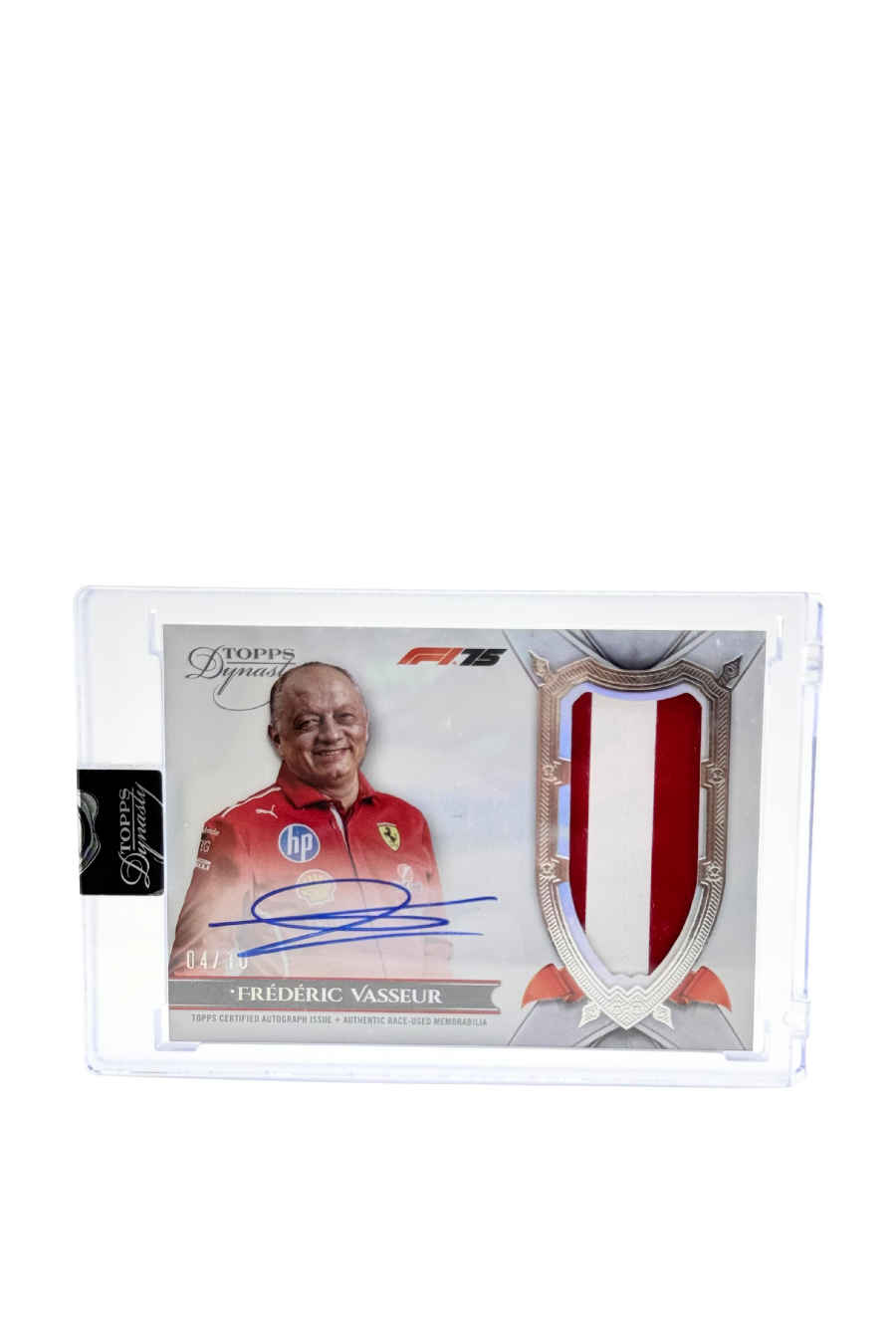 2025 Topps Dynasty Frederic Vasseur Patch Auto #4/10
