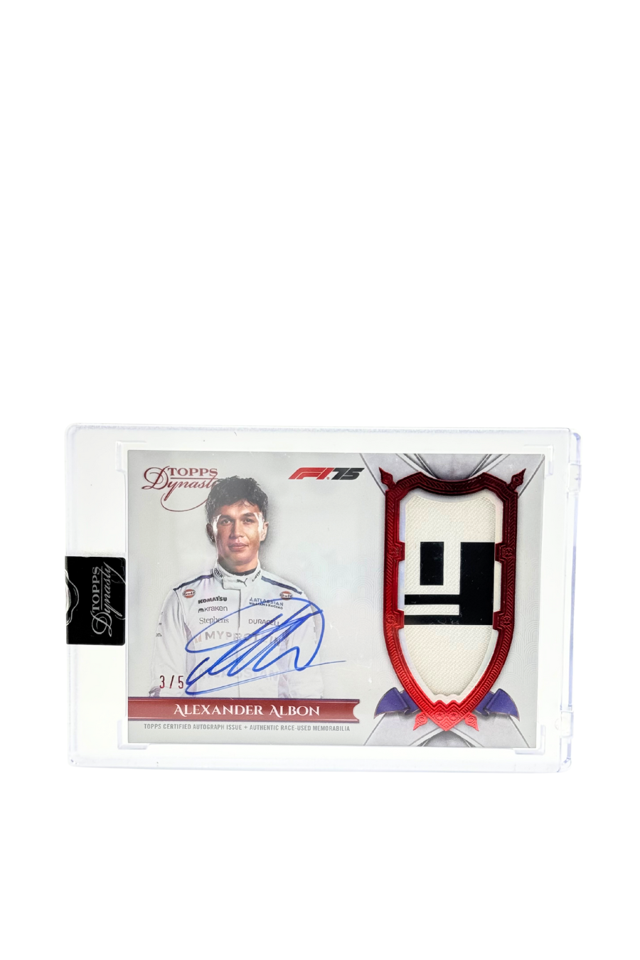 2025 Topps Dynasty Alex Albon Patch Auto #3/5