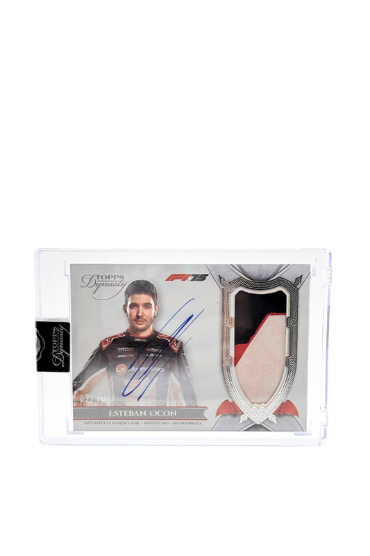 2025 Topps Dynasty Esteban Ocon Patch Auto #2/10