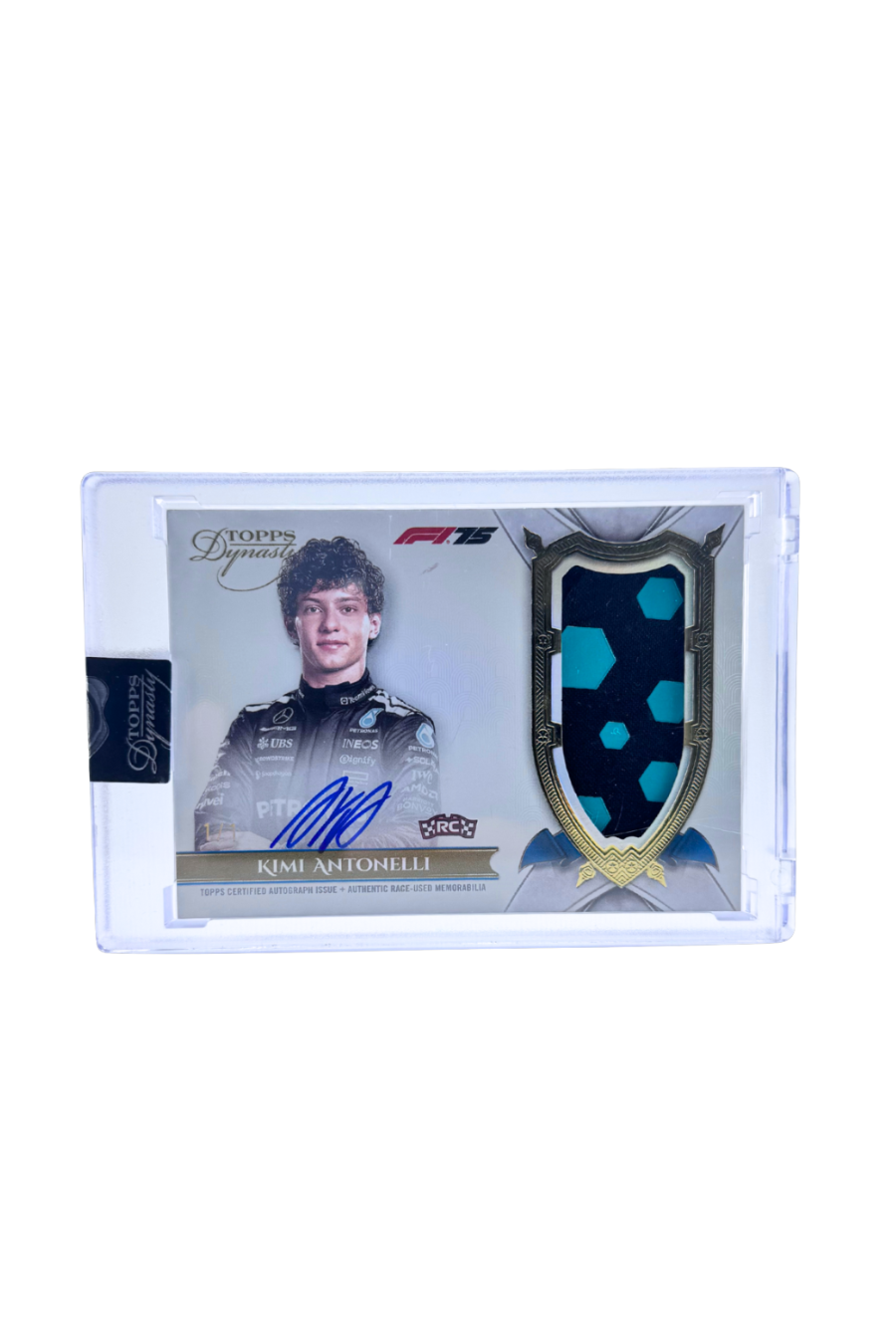 2025 Topps Dynasty Kimi Antonelli Single Patch Auto #1/1
