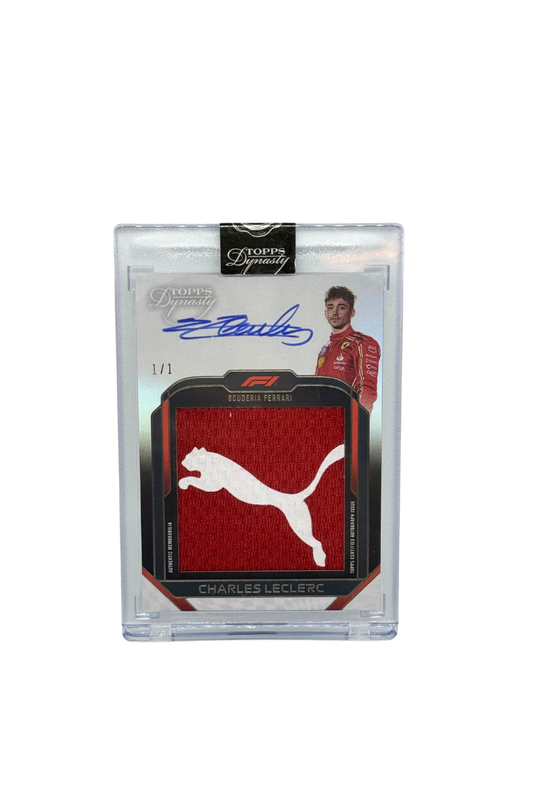 2024 Topps Dynasty Charles Leclerc Puma Patch Auto #1/1