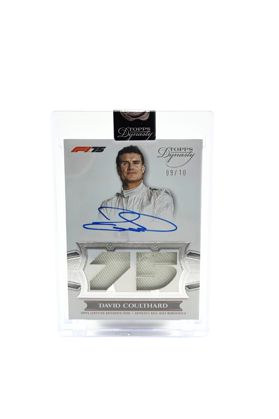 2025 Topps Dynasty David Coulthard Double Patch Auto #9/10