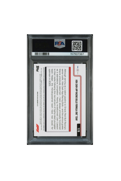 2025 Topps Chrome F1 Sapphire Visa Cash App Racing Bulls #2/5 PSA 10
