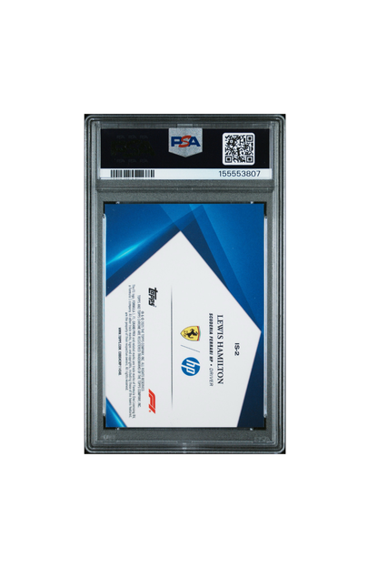 2025 Topps Chrome F1 Sapphire Lewis Hamilton Infinite Sapphire PSA 10