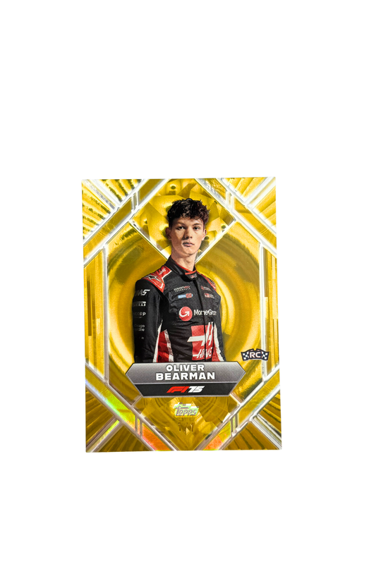 2025 Topps Dynasty Oliver Bearman Liquid Gold #1/1