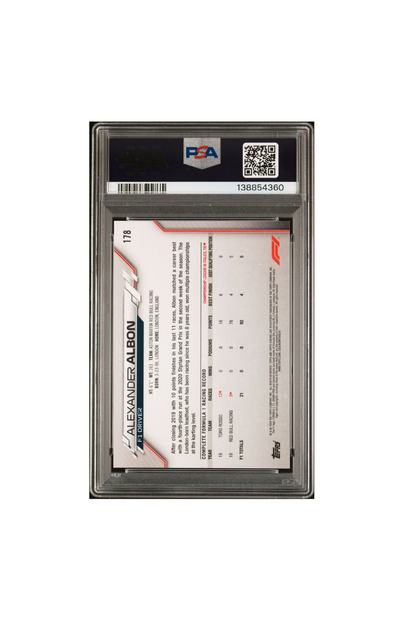 2020 Topps Chrome Alex Albon RC 70th SuperFractor