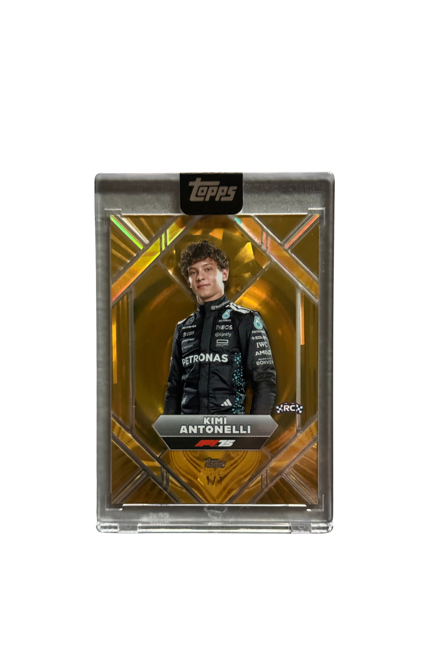 2025 Topps Dynasty Kimi Antonelli Liquid Gold #1/1